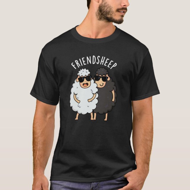 Camiseta Carneiro Engraçado Ovelha Negra BG (Frente)