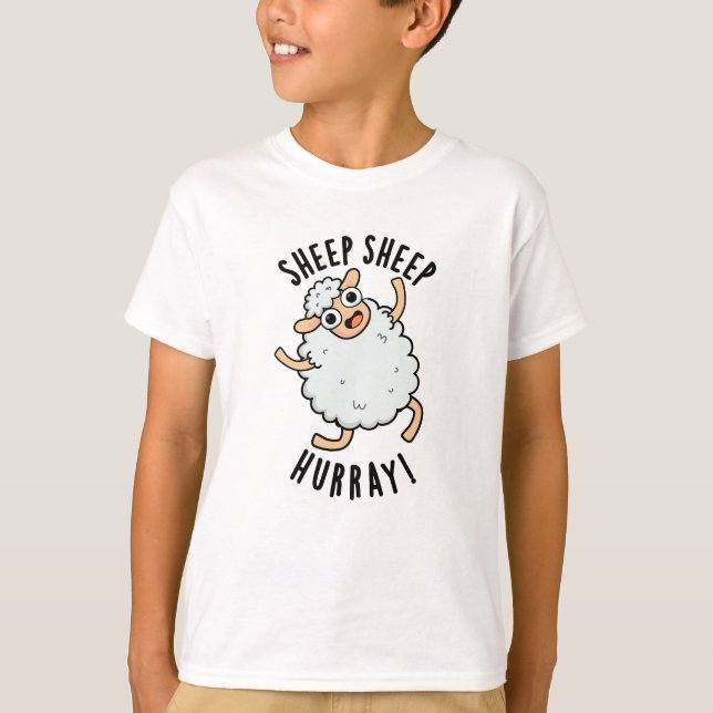 Camiseta Carneiro Ovino Furado Funny Animal Pun (Frente)