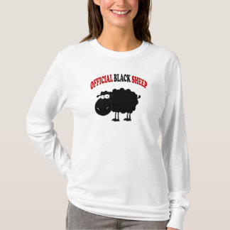 Camiseta Carneiro preto engraçado