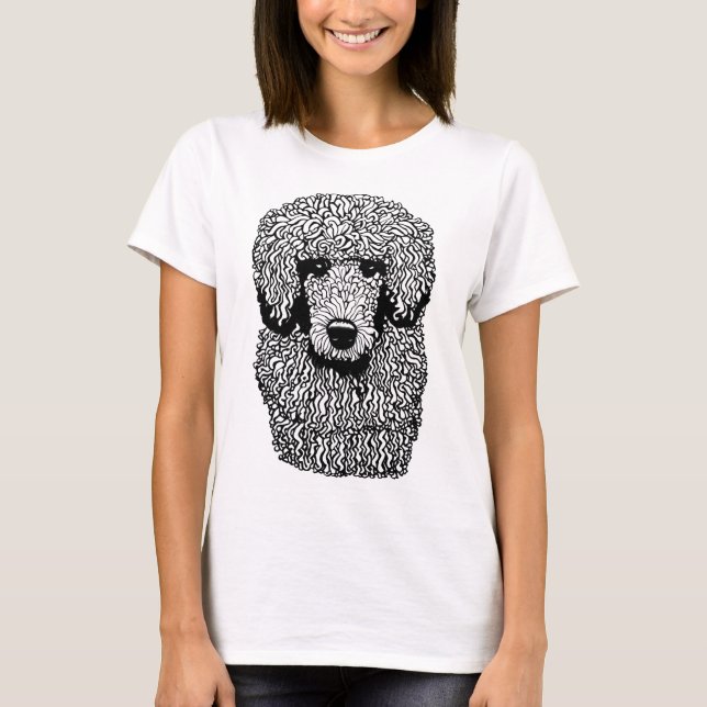 Camiseta Carneiro Whimsic Cabeça de Cachorro Animais de est (Frente)