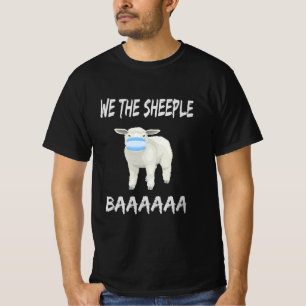 Camiseta Carneiros de máscara engraçada   máscara de ros