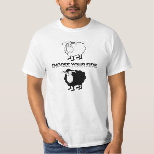 Camiseta Carneiros preto e branco