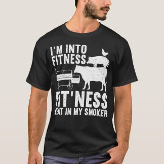 Camiseta Carnes De Churrasco Engraçadas Para Homens Barbequ