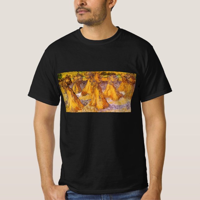 Camiseta Carnes de trigo de Vincent van Gogh (Frente)