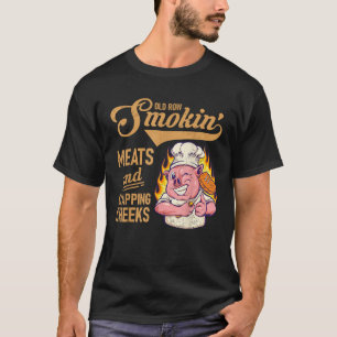 Camiseta Carnes Defumadas Batendo Bochechas Porco Divertido