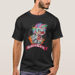 Camiseta CarnEvil Divertido Horror Sinistro Assustador Palh