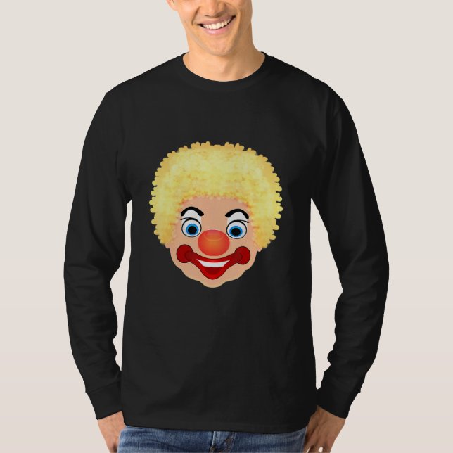 Camiseta Carnival costume clown face mardi gras funny_4 (Frente)