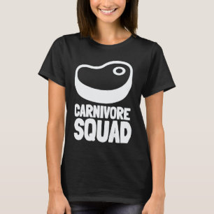 Camiseta Carnívoro Anti Vegano Comedor de Carne Dieta Keto