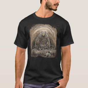 Camiseta Carnívoro Caverna Pintura em T-Shirt Essencial