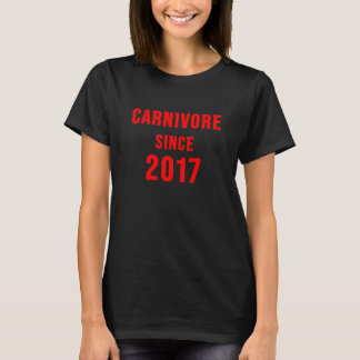 Camiseta Carnívoro Desde 2017