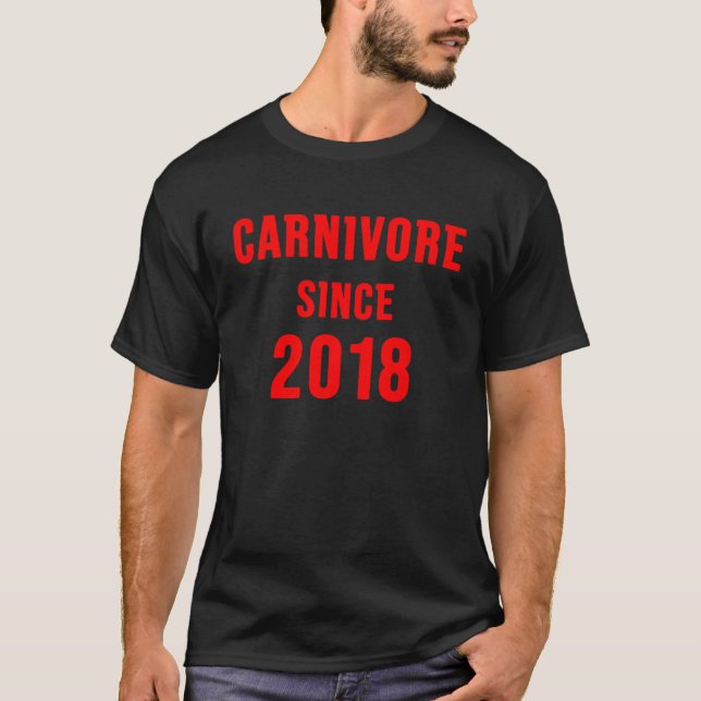 Camiseta Carnívoro Desde 2018 (Frente)