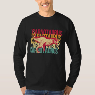 Camiseta Carnotaurus Carnivore Dinosaur Para Homens Mulhere