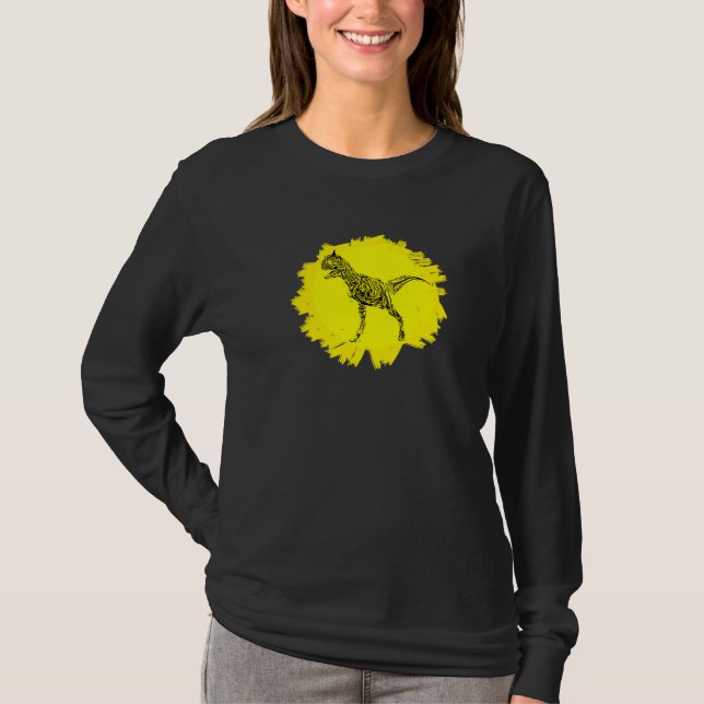 Camiseta Carnotaurus Dinossauro Dino (Frente)