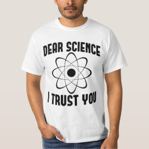 Camiseta Caro Ciência Confio Em Você - Engraçado Professor 