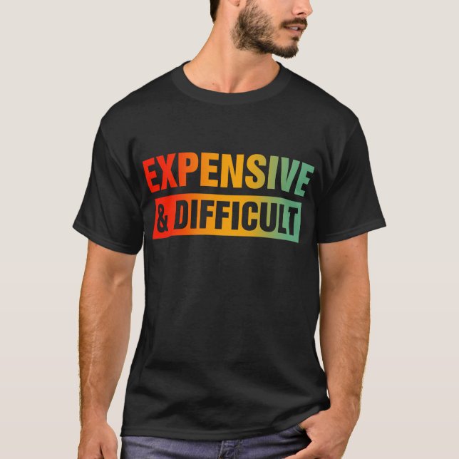 Camiseta Caro e difícil (Frente)