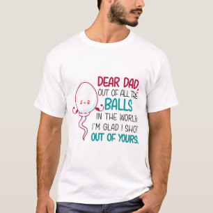 Camiseta Caro Pai, de todas as bolas do mundo