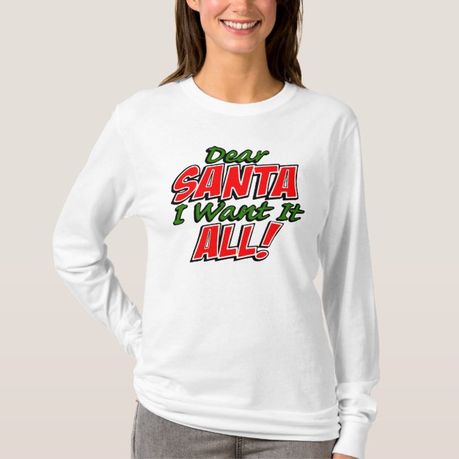 Camiseta Caro Papai noel, (Frente)