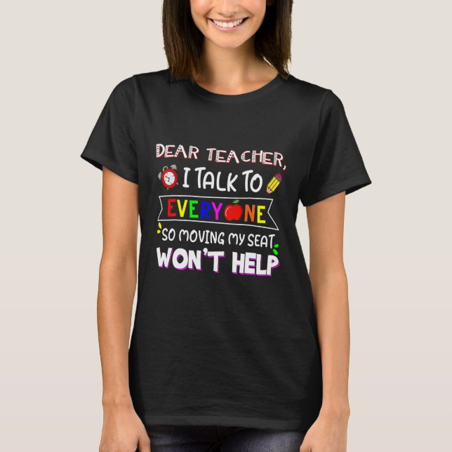 Camiseta Caro Professor, Eu Falo Com Todos Que Se Mudam De  (Frente)