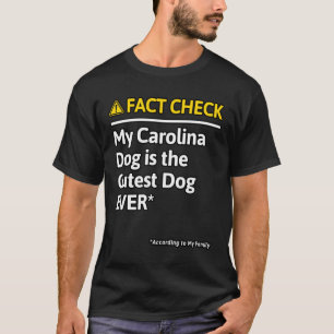 Camiseta Carolina Cachorro Cachorro Engraçado Verificação d