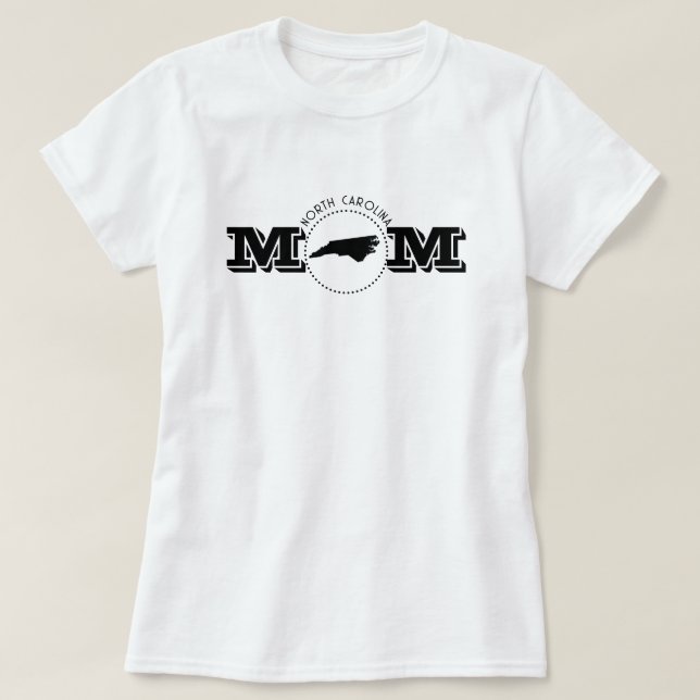 Camiseta Carolina do Norte  (Frente do Design)