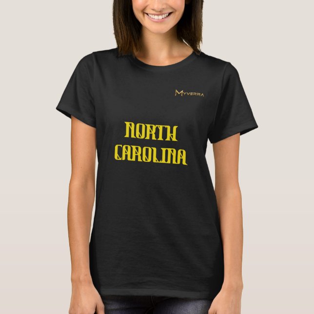 Camiseta Carolina do Norte (Frente)