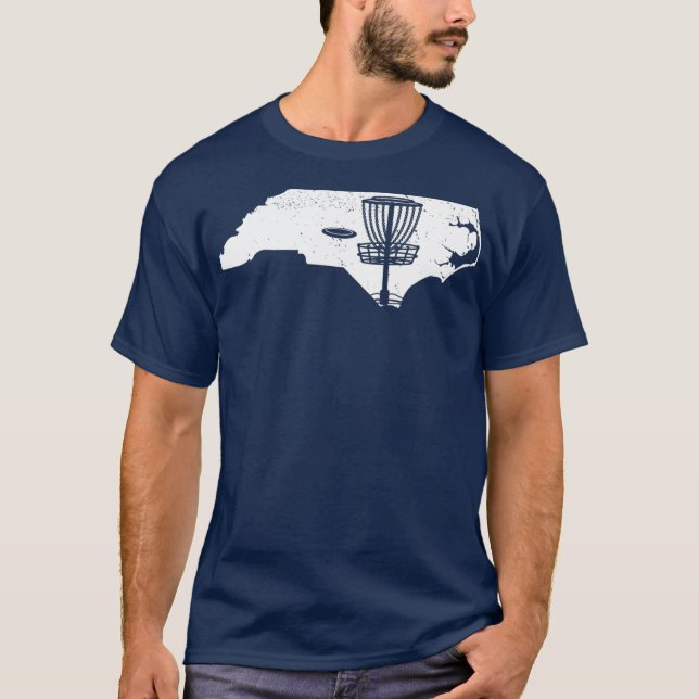 Camiseta Carolina do Norte Golf Frisabelhas Disco Golfe (Frente)