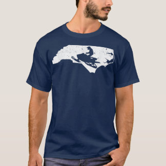Camiseta Carolina do Norte Snowmobile Riding Winter Sports