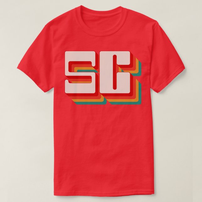Camiseta Carolina do Sul (Frente do Design)