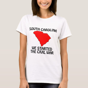 Camiseta Carolina do Sul - Iniciamos a Guerra Civil