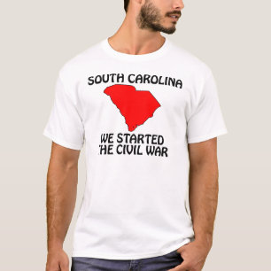 Camiseta Carolina do Sul - Iniciamos a Guerra Civil