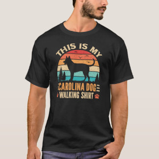 Camiseta Carolina Dog Walking Dad American Dingo Walker