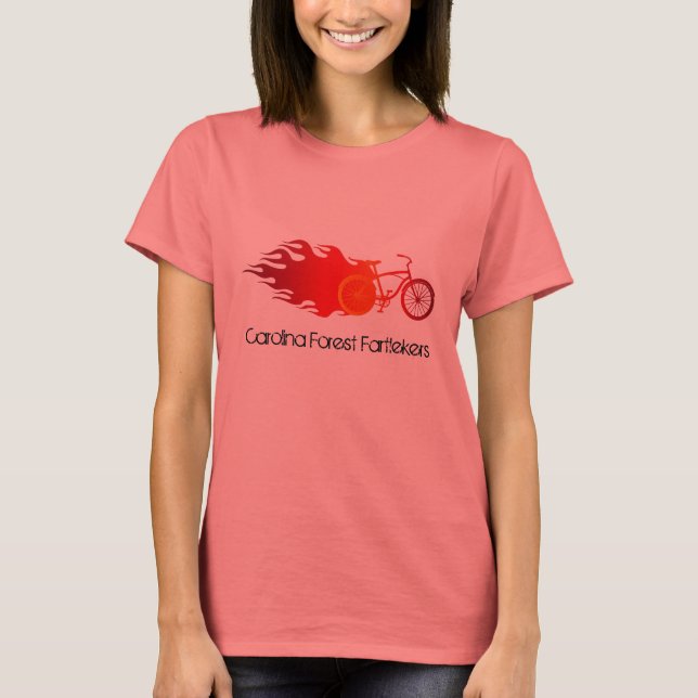 Camiseta Carolina Forest Fartlekers - Comemos colinas (Frente)