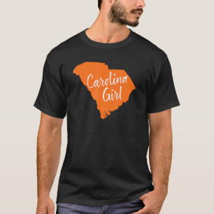 Camiseta Carolina Girl - Orange South Carolina Design