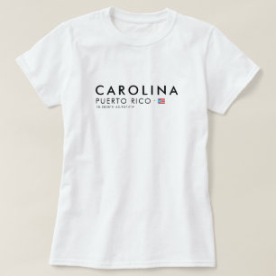 Camiseta Carolina Puerto Rico Coordenadas Tee