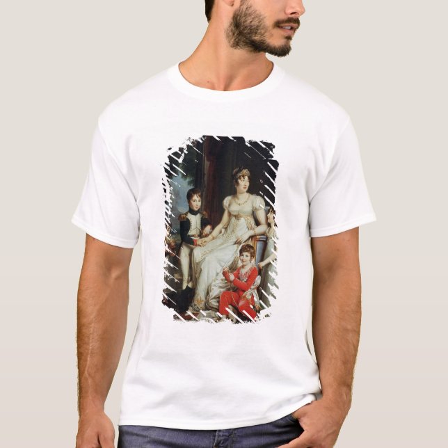 Camiseta Caroline Bonaparte e suas crianças (Frente)