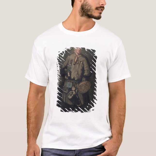 Camiseta Carolus Linnaeus em seu vestido de Lapland (Frente)
