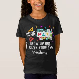Camiseta Caros matemáticos crescem e resolvem seus própri