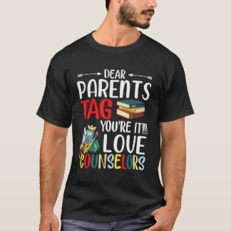 Camiseta Caros Pais Dizem Que Você É Amar Conselheiros