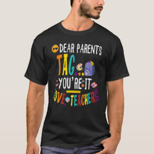Camiseta Caros pais dizem que você é professor apaixonado