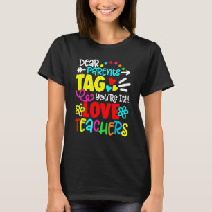 Camiseta Caros pais dizem que você é professor apaixonado