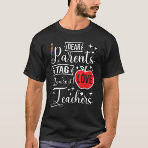 Camiseta Caros pais dizem que você é professor de TI no fim