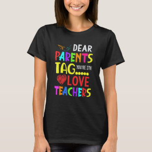 Camiseta Caros Pais Você Foi Escolhido Amor Professor