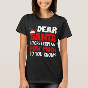 Camiseta Caros Papais noeis Antes De Explicar Quanto Vocês