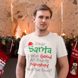 Camiseta Caros Papais noeis: Bom Em Ser Um Natal Idiota
