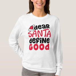 Camiseta Caros Papais noeis, definam um bom Natal engraçado