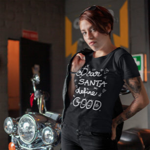 Camiseta Caros Papais noeis definem bom roteiro branco Nata