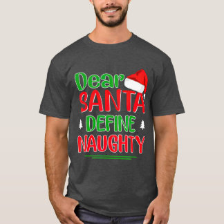 Camiseta Caros Papais noeis Definem um Natal Engraçado