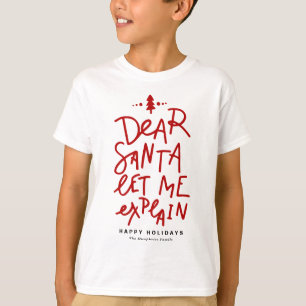 Camiseta Caros Papais noeis, Deixem-me explicar o Natal