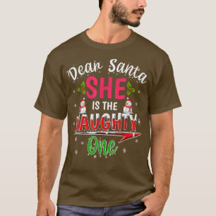 Camiseta Caros Papais noeis, ela é a doida de Natal