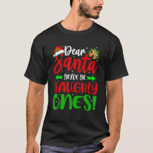 Camiseta Caros Papais noeis, eles são o garoto de Natal mal